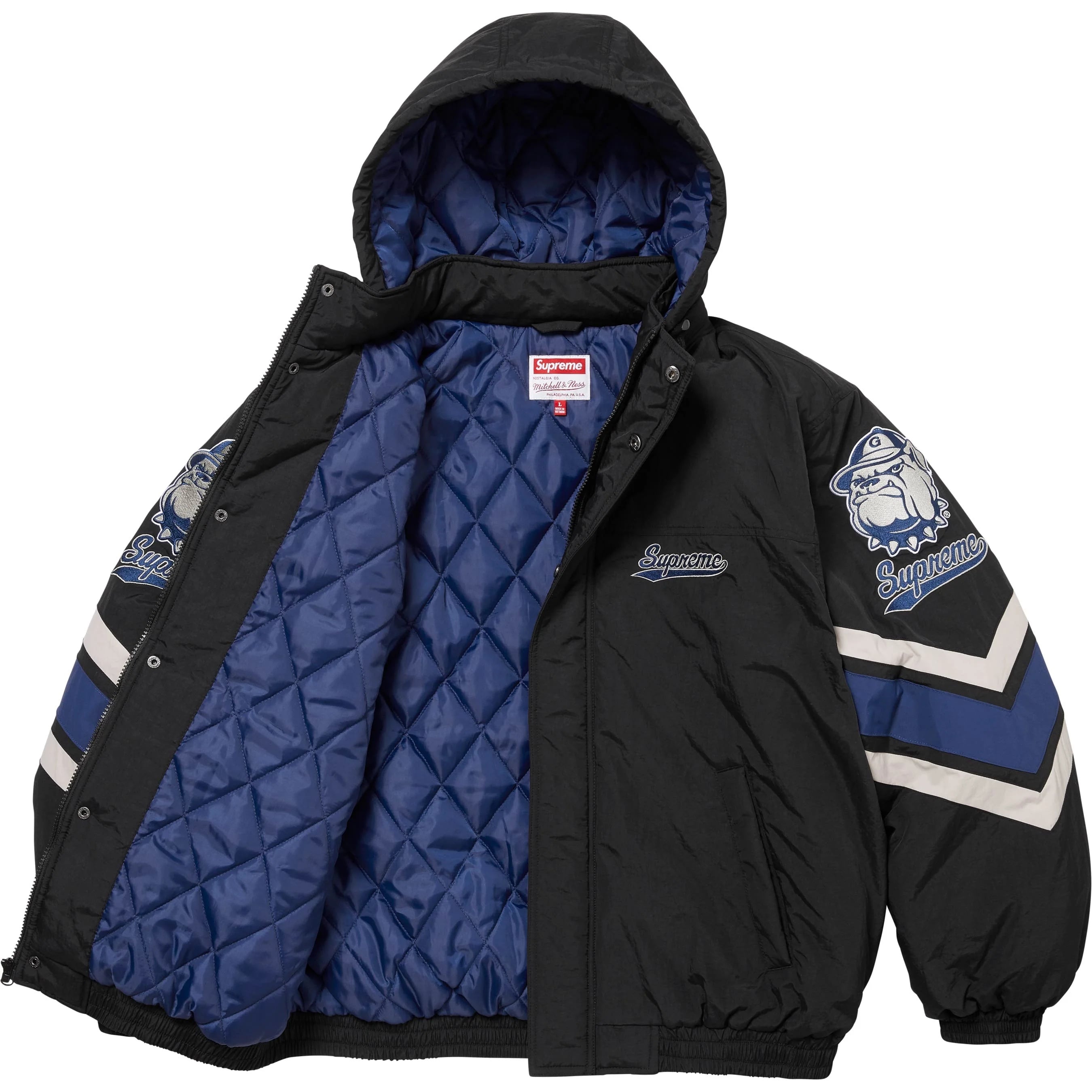 Supreme®/Mitchell & Ness NCAA Hooded Stadium Jacket view 14